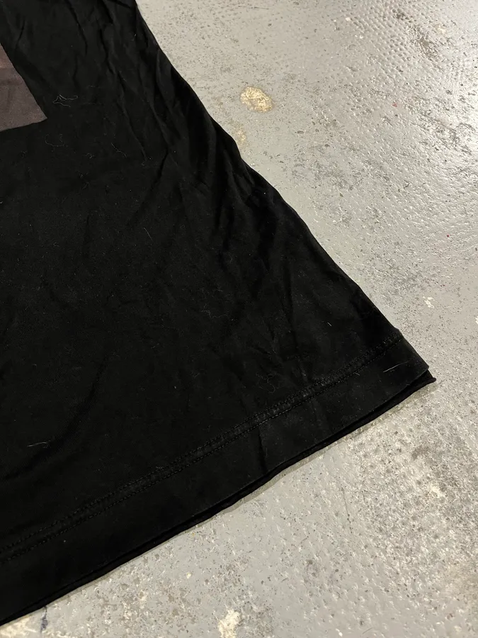 2000s Dolce & Gabbana Al Pacino Graphic Print Black Cotton T-Shirt - Image 8