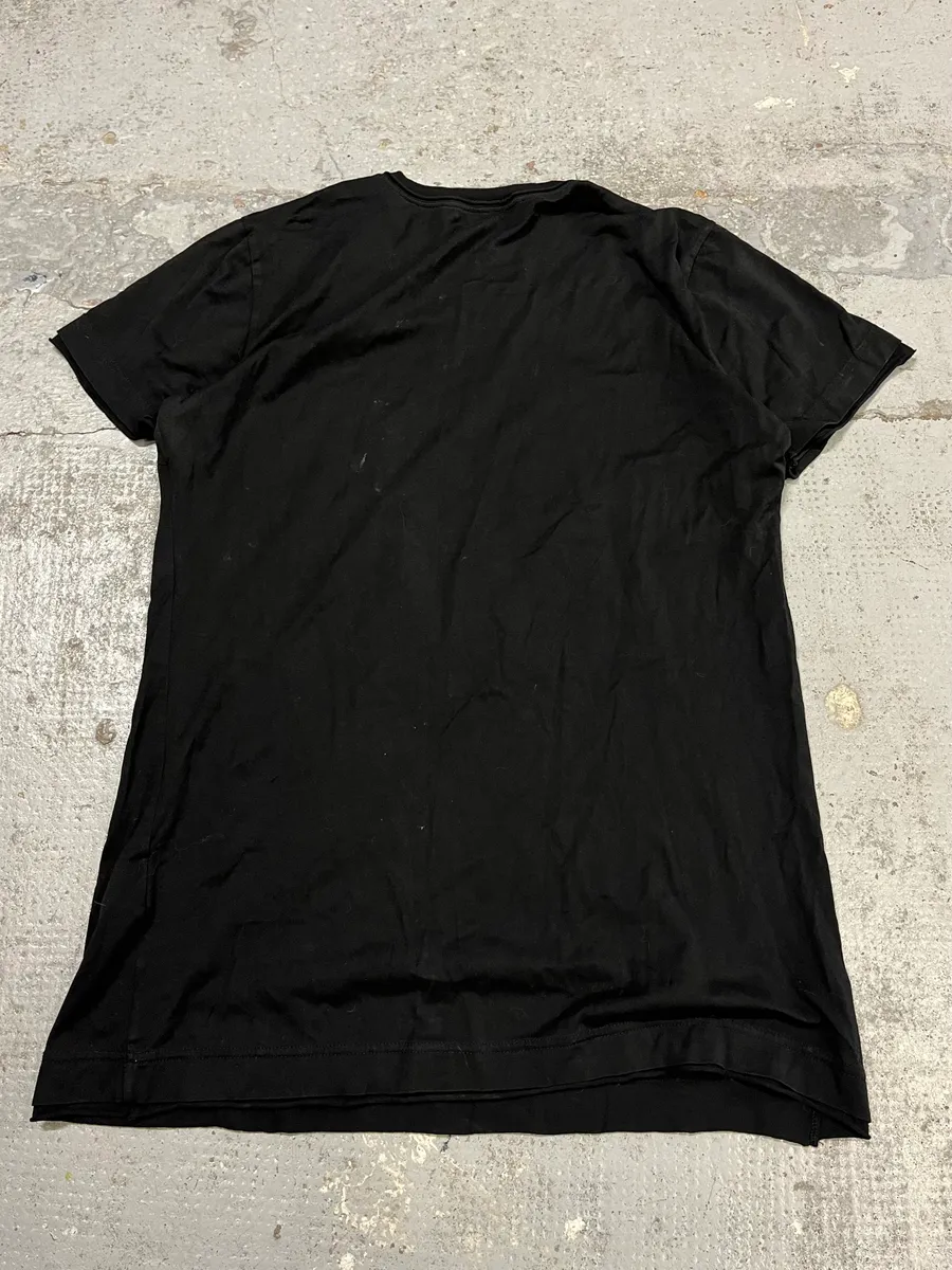 2000s Dolce & Gabbana Al Pacino Graphic Print Black Cotton T-Shirt - Image 9