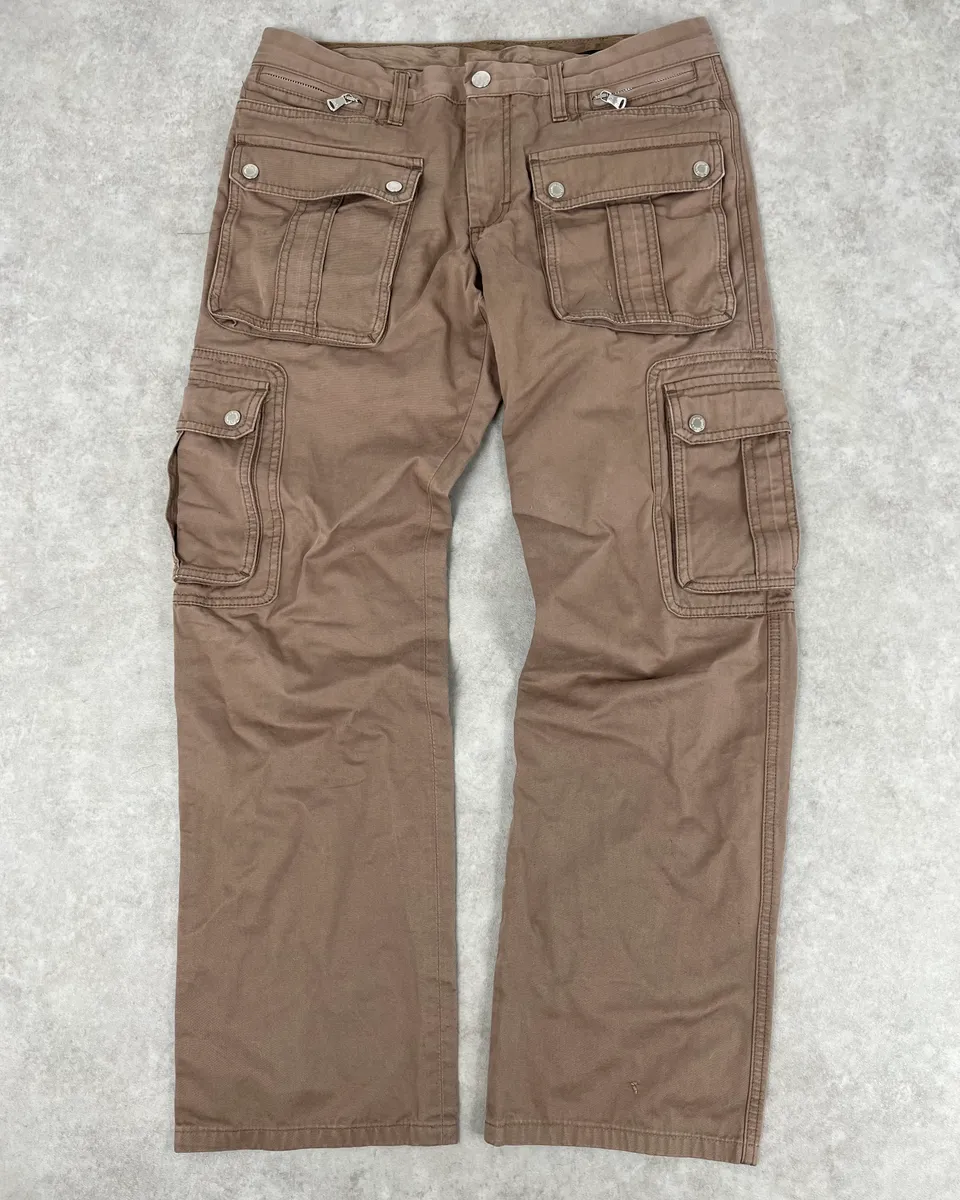 2000s Dolce & Gabbana Beige Cargo Pants