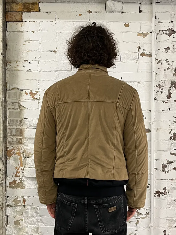 2000s Dolce & Gabbana Beige Shearling Jacket - Image 3
