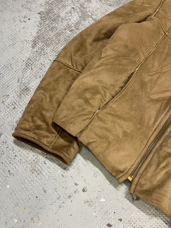 2000s Dolce & Gabbana Beige Shearling Jacket - Image 6
