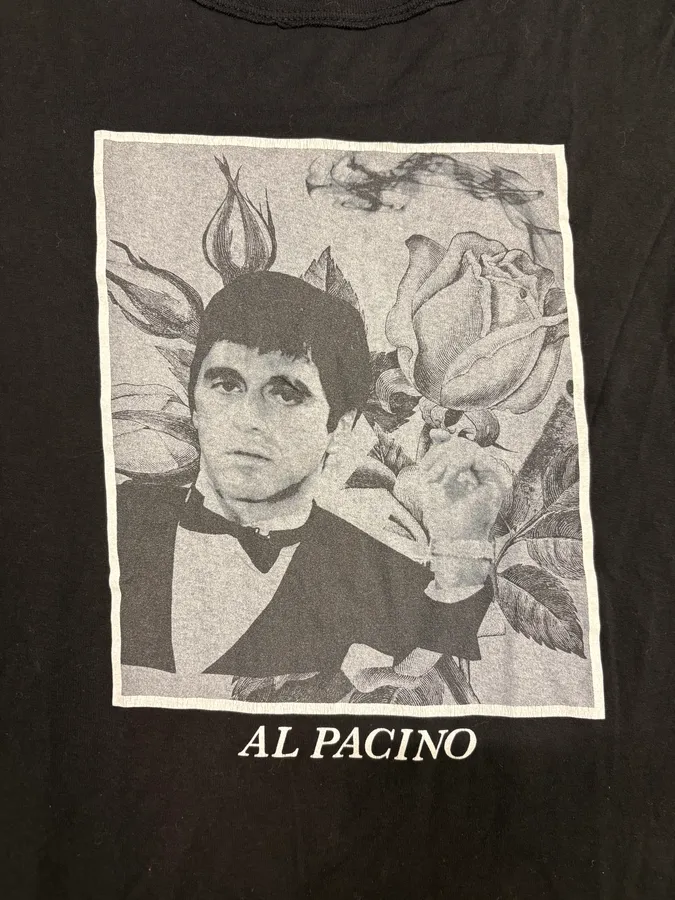 2000s Dolce & Gabbana Black Al Pacino T-Shirt - Image 7