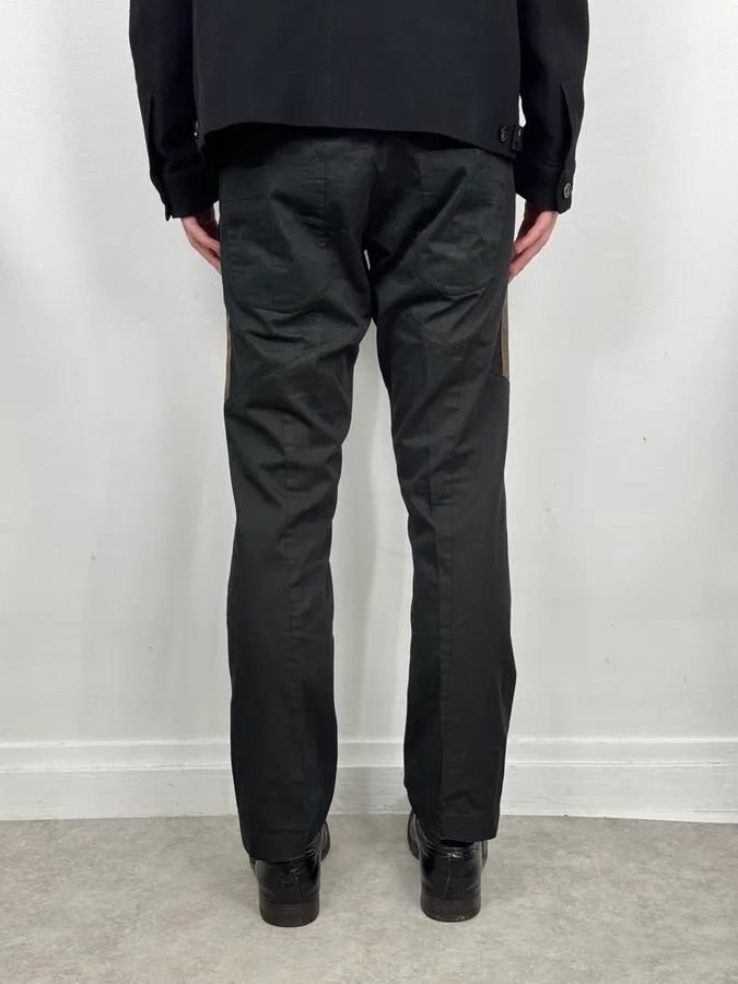 2000s Dolce & Gabbana Black Double Waisted Tailored Pants - Image 4