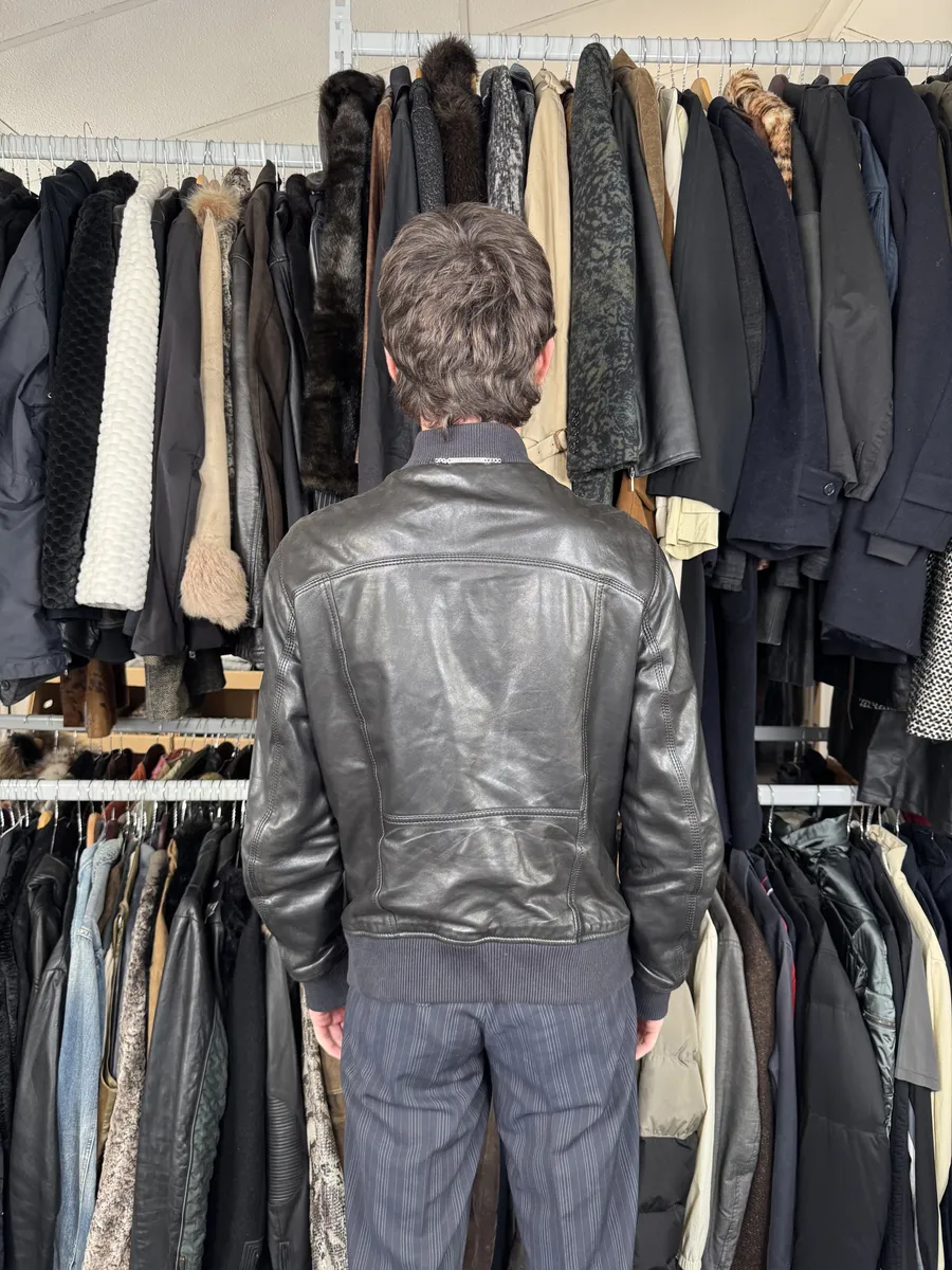 2000s Dolce & Gabbana Black Multi Zips Leather Jacket - Image 4
