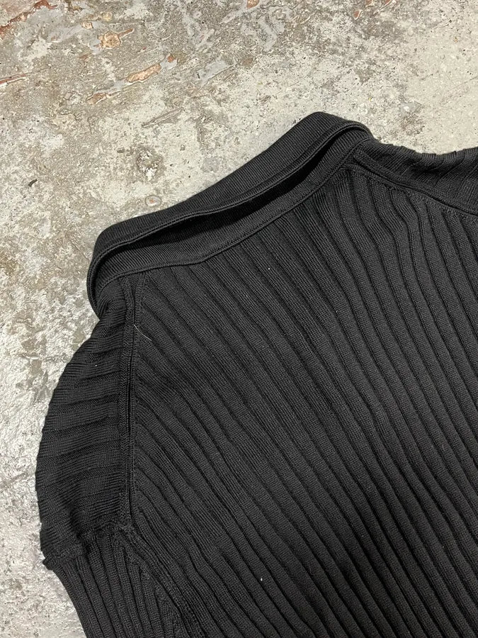 2000s Dolce & Gabbana Black Polo Longsleeves - Image 7