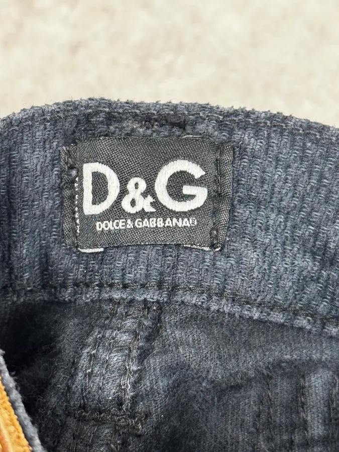 2000s Dolce & Gabbana Black Relaxed Pants - Image 10