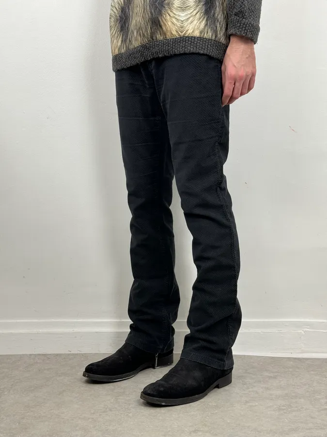 2000s Dolce & Gabbana Black Relaxed Pants - Image 2