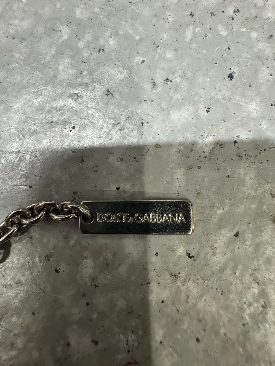 2000s Dolce & Gabbana Black Rosary Necklace - Image 5