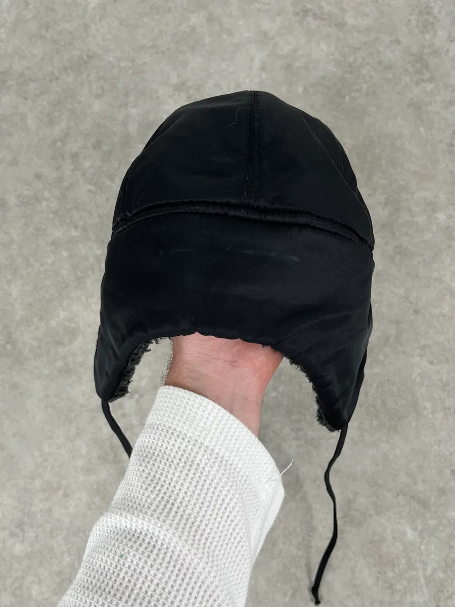 2000s Dolce & Gabbana Black Snow Cap Trapper Chapka - Image 8