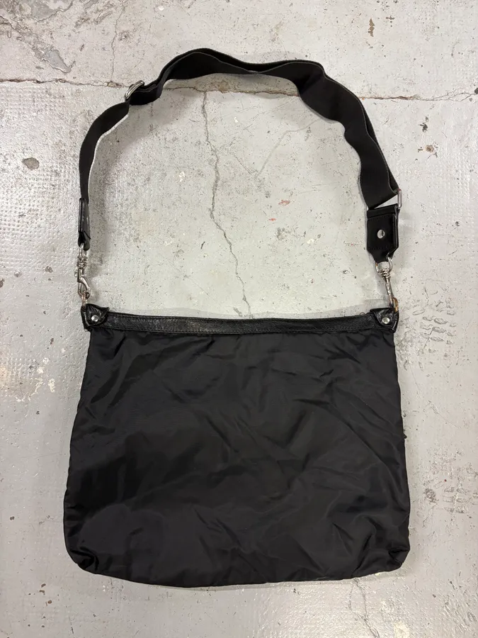 2000s Dolce & Gabbana Black Utility Shoulder Bag - Image 4