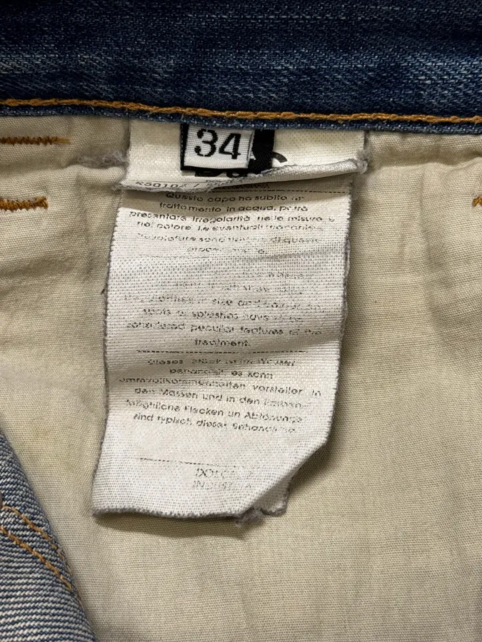 2000s Dolce & Gabbana Blue Denim Jeans - Image 7
