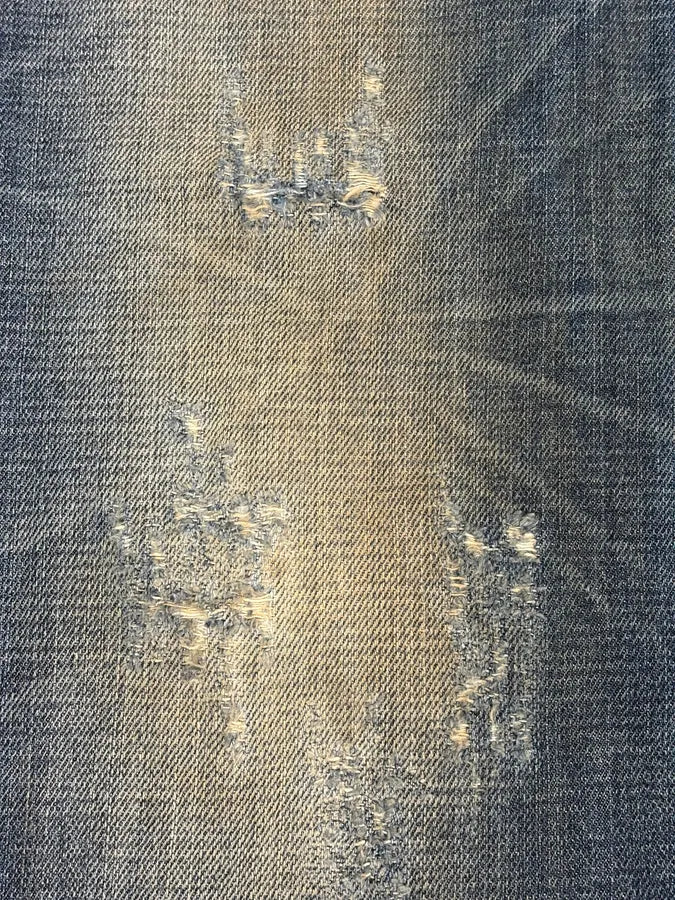 2000s Dolce & Gabbana Blue Distressed Denim Jeans - Image 9