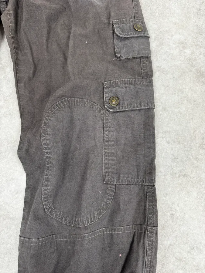 2000s Dolce & Gabbana Brown Cargo Pants - Image 8