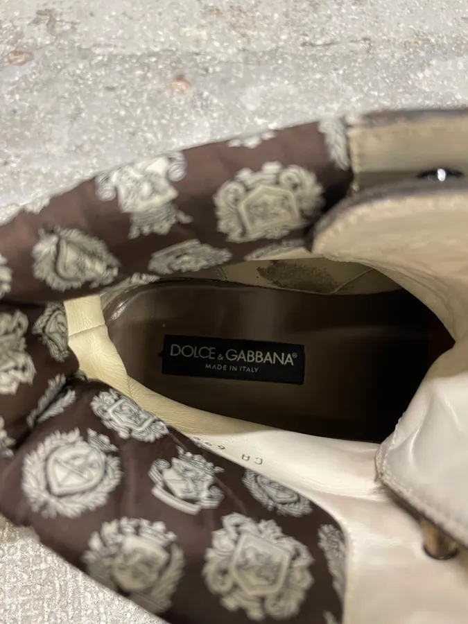 2000s Dolce & Gabbana Brown Premium Leather Boots - Image 10