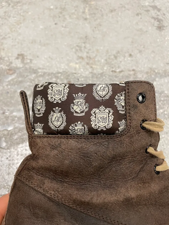 2000s Dolce & Gabbana Brown Premium Leather Boots - Image 7