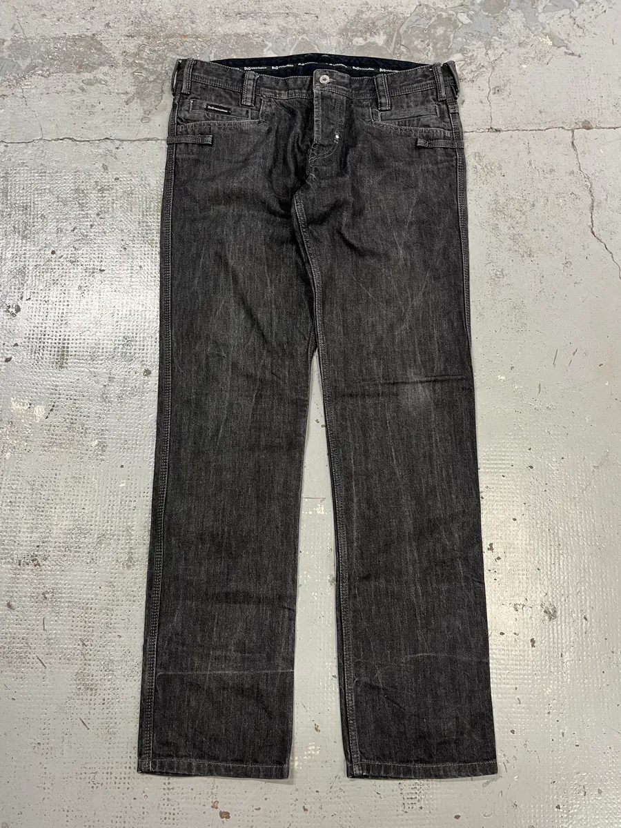 2000s Dolce & Gabbana Brut Dark Grey Jeans - Image 5