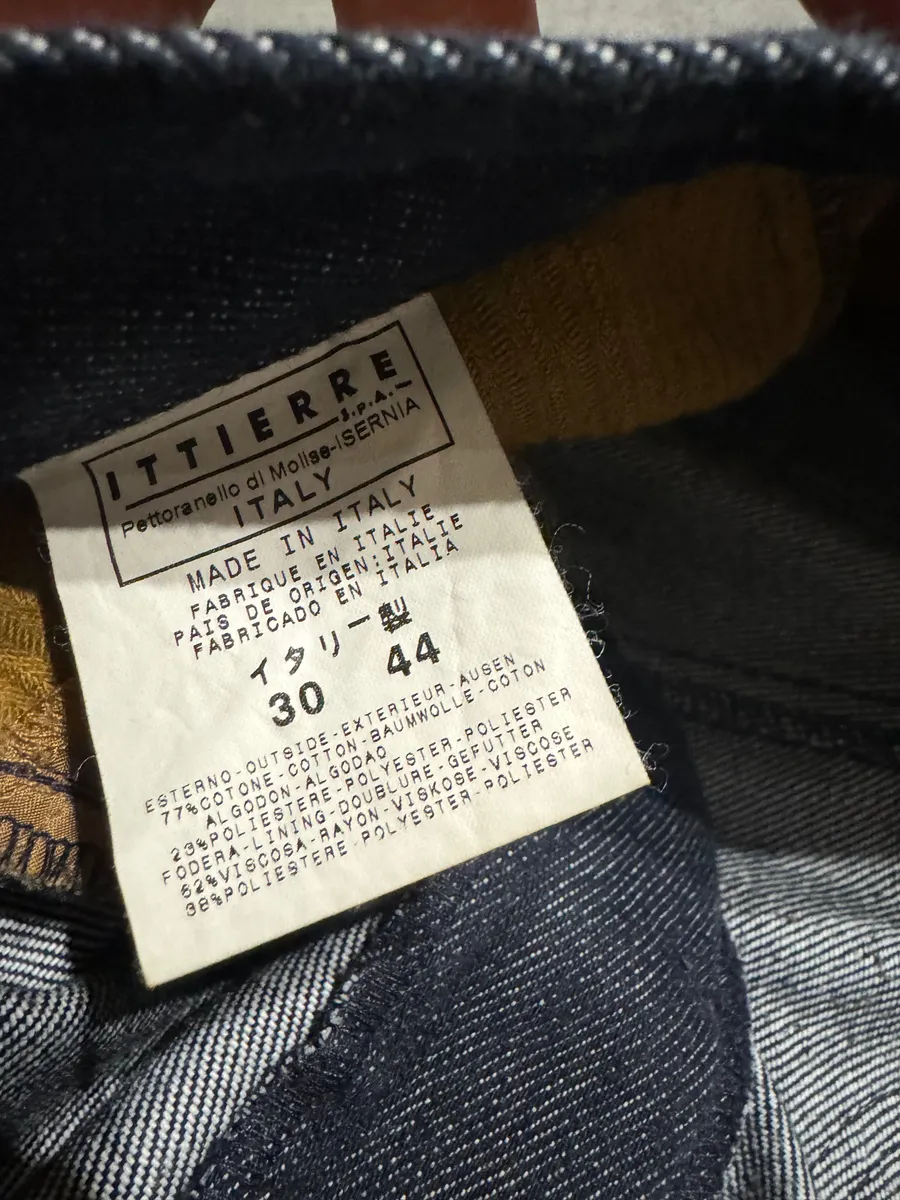 2000s Dolce & Gabbana Brut Denim Jeans & Velvet Hybride Pants - Image 6