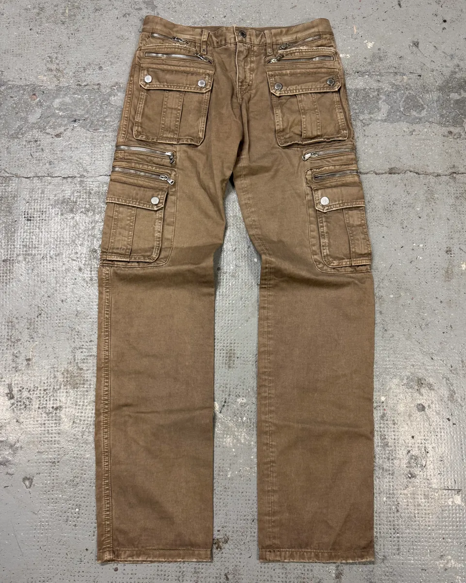 2000s Dolce & Gabbana Cargo Beige Pants