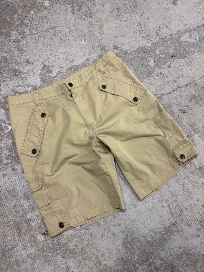 2000s Dolce & Gabbana Cargo Beige Short - Image 5
