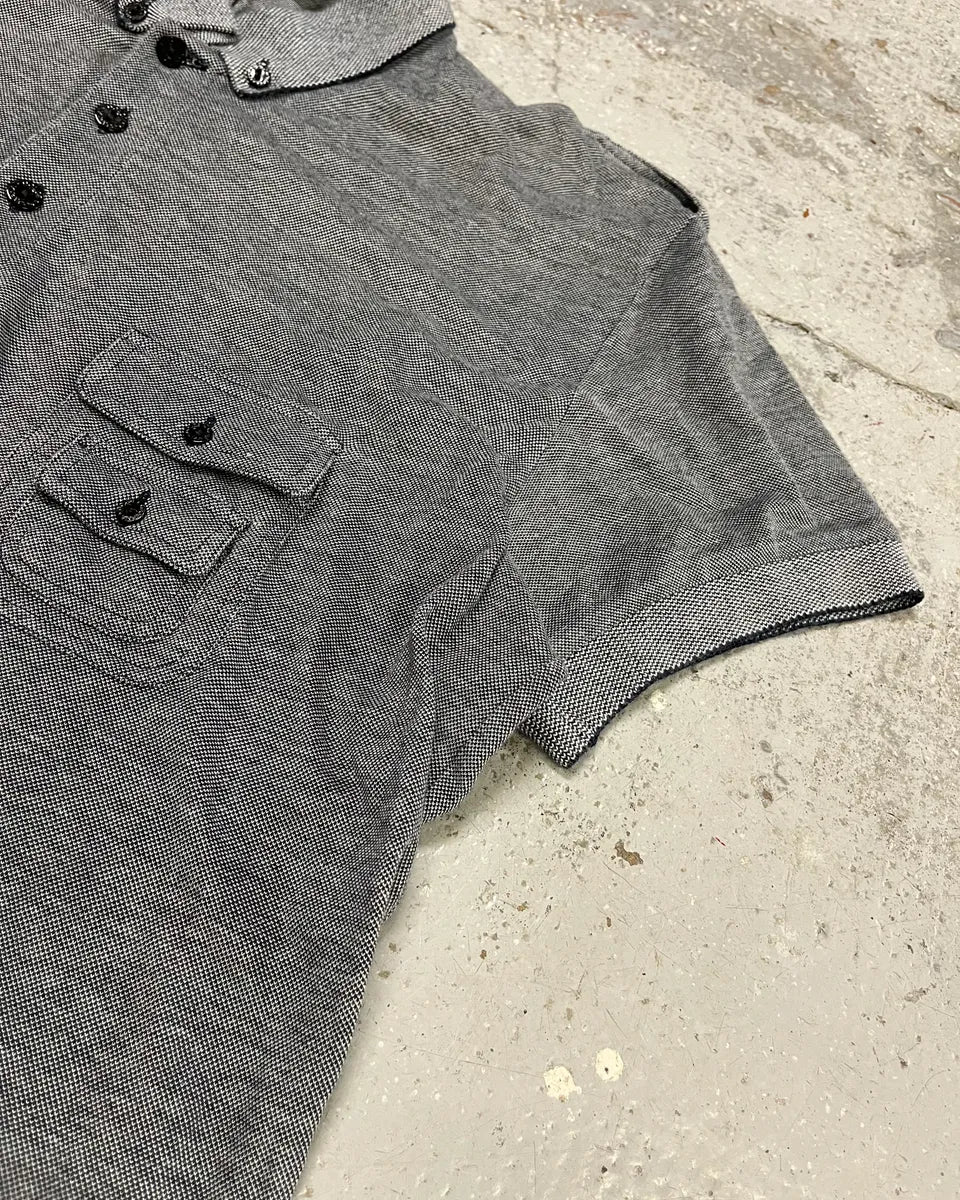 2000s Dolce & Gabbana Cargo Grey Polo - Image 6
