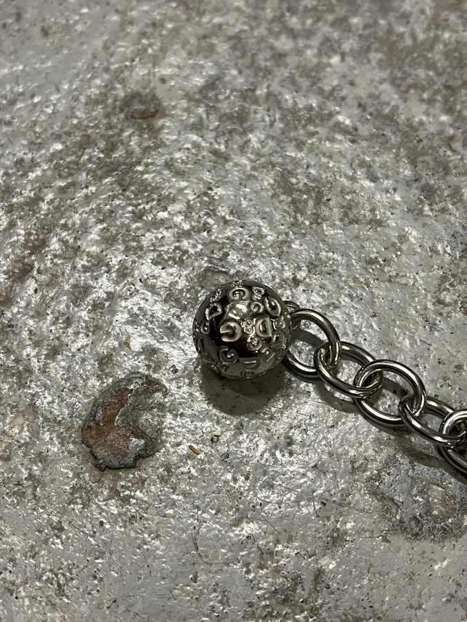 2000s Dolce & Gabbana Chain Linked Stainless Steel Necklace - Image 7