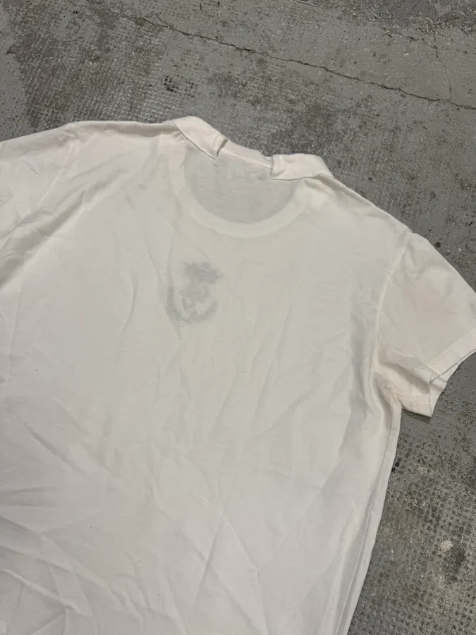 2000s Dolce & Gabbana Crown DG Logo White T-Shirt - Image 5