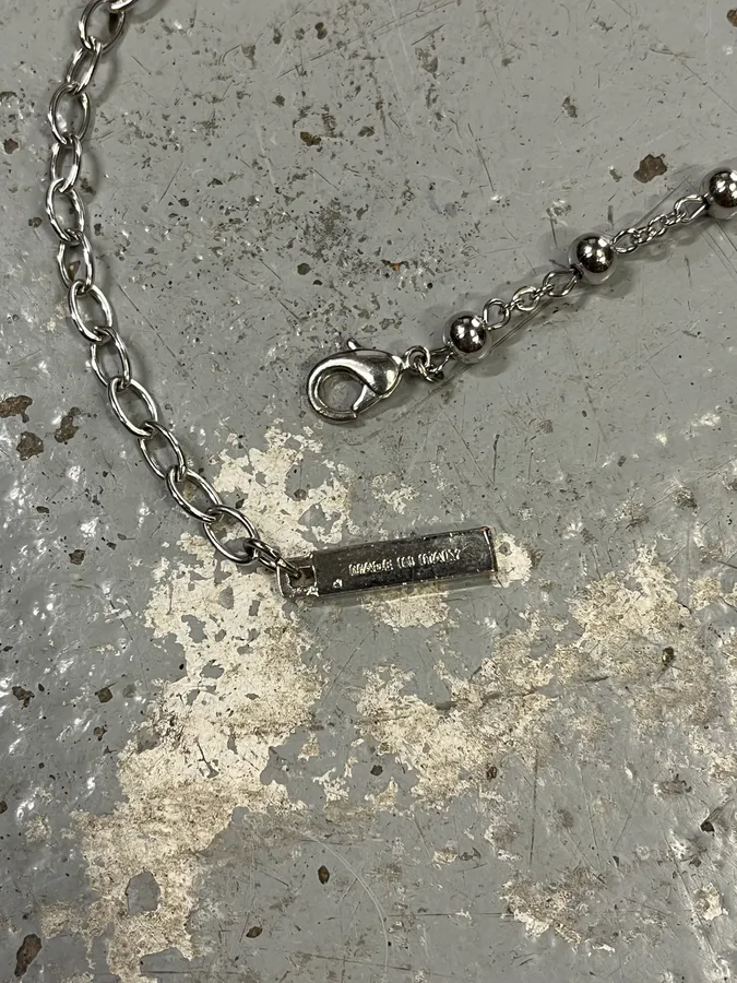 2000s Dolce & Gabbana Crystal Embellishment Shiny Cross Necklace - Image 8