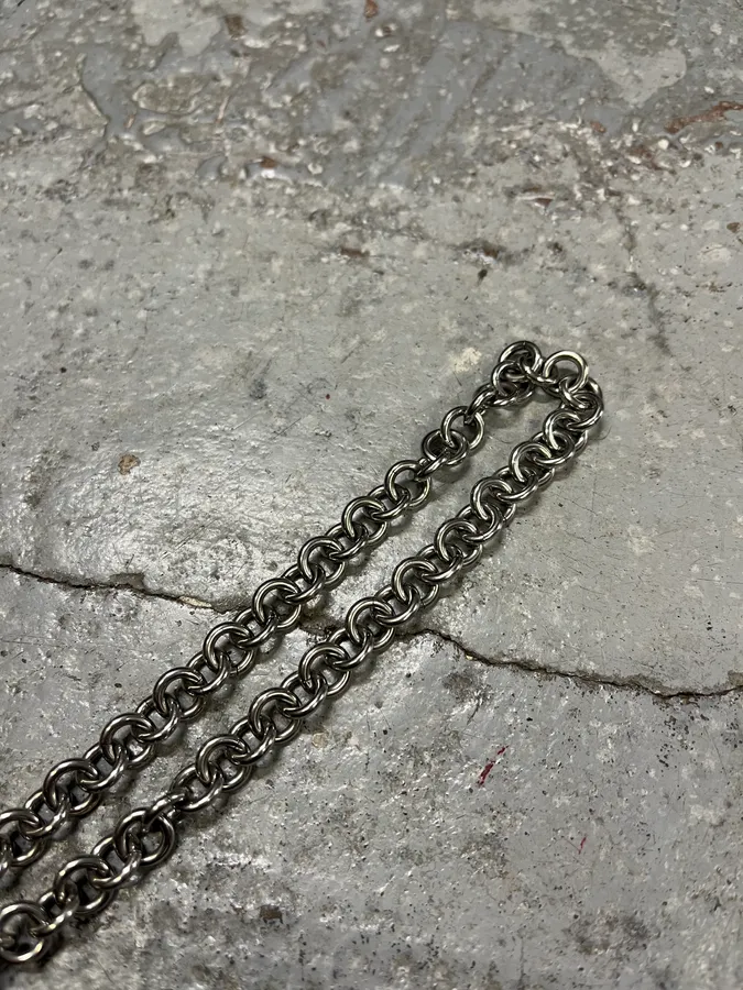 2000s Dolce & Gabbana Crystal Key Watch Necklace - Image 4