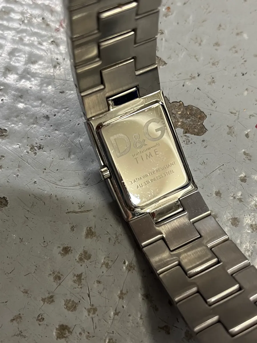 2000s Dolce & Gabbana Crystal Pave Bracelet Watch - Image 6
