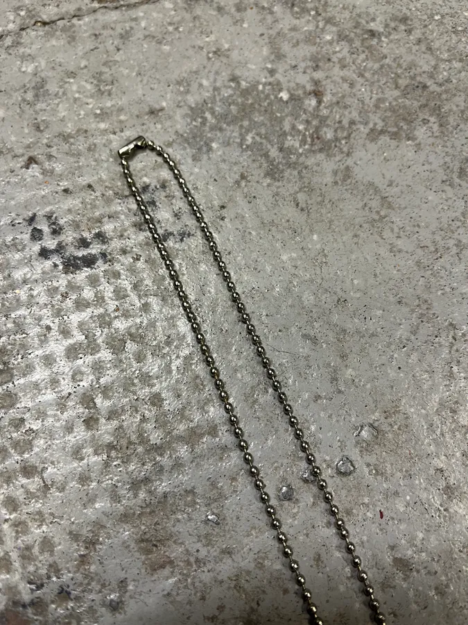 2000s Dolce & Gabbana Dog Tag Ball Chain Necklace - Image 4
