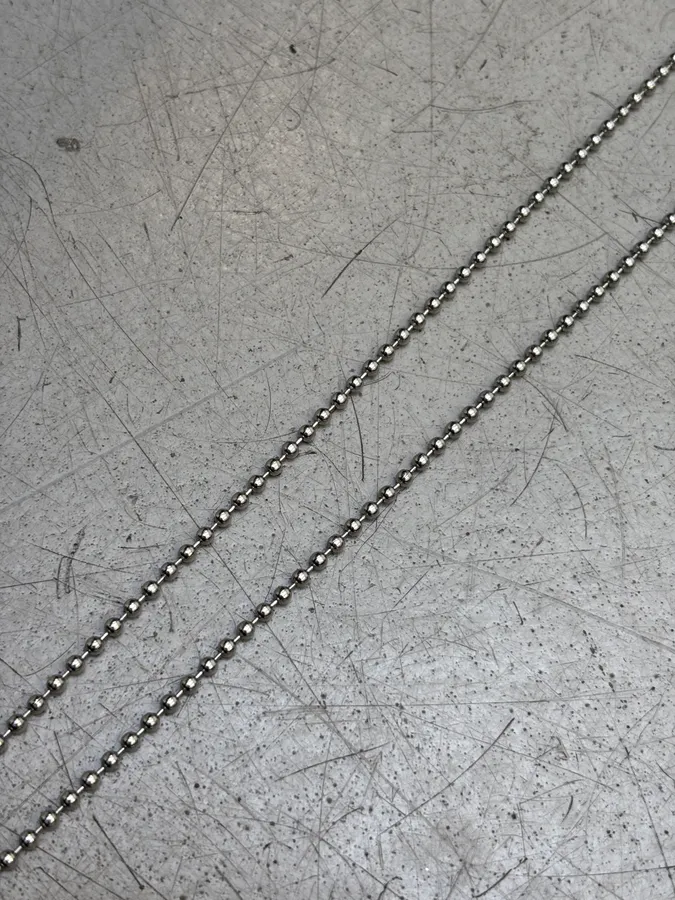 2000s Dolce & Gabbana Double Dog Tag Grey Necklace - Image 7