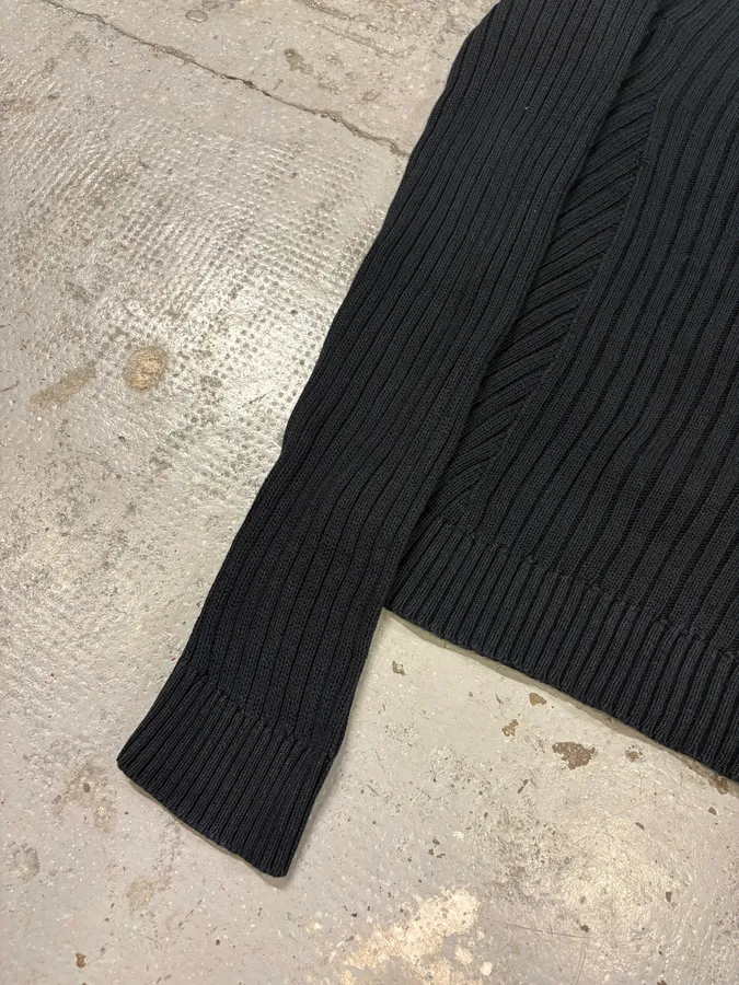 2000s Dolce & Gabbana Fit Black Sweater - Image 7