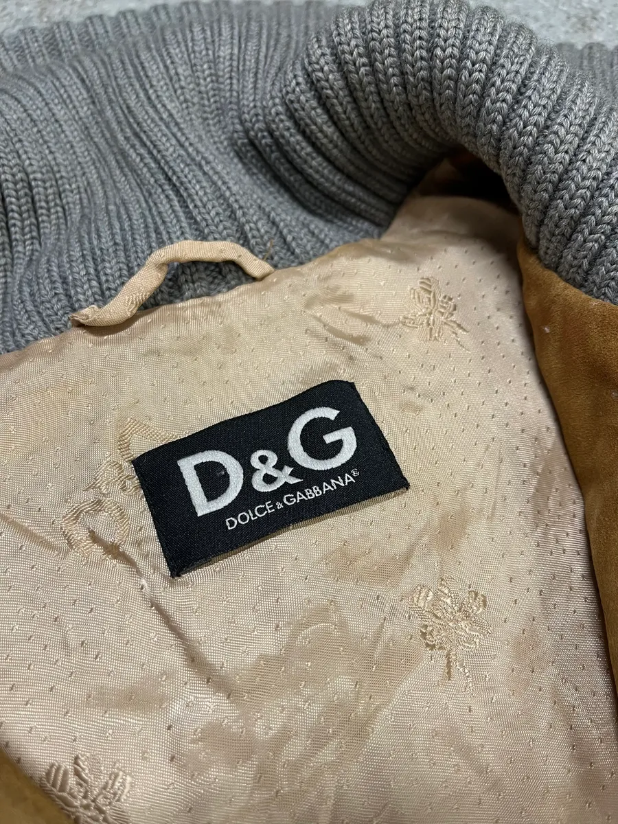 2000s Dolce & Gabbana Fox Fur Leather Jacket - Image 12