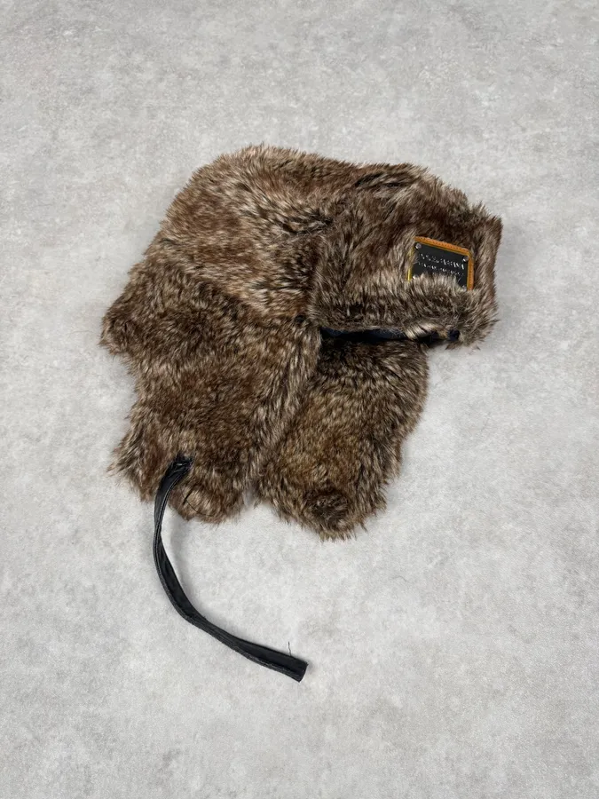2000s Dolce & Gabbana Fur Chapka Hat - Image 7