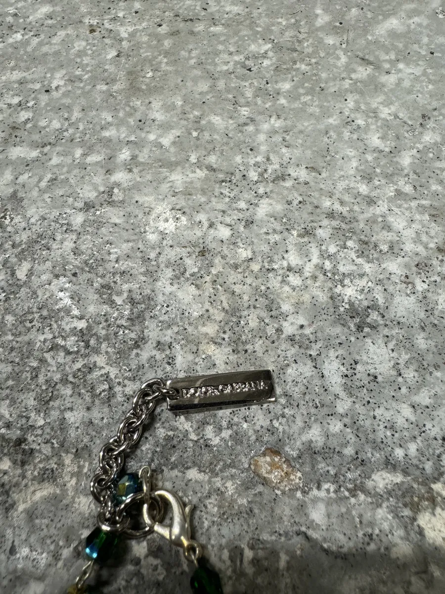 2000s Dolce & Gabbana Green Rosary Necklace - Image 8