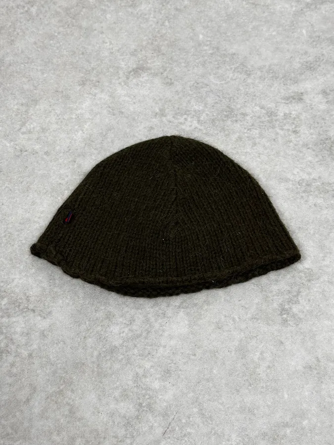 2000s Dolce & Gabbana Green Wool Beanie - Image 4