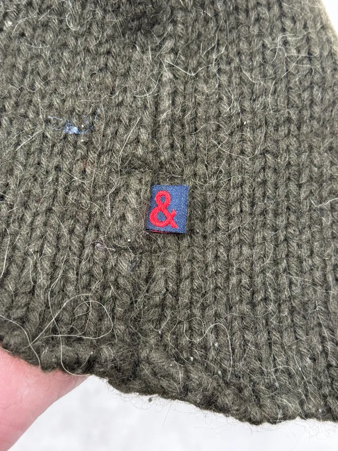 2000s Dolce & Gabbana Green Wool Beanie - Image 5