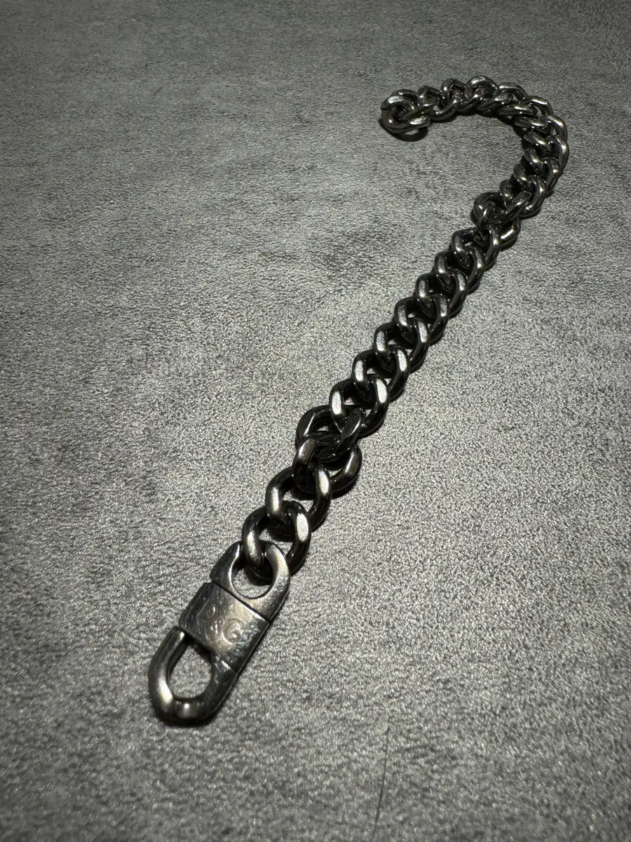 2000s Dolce & Gabbana Grey Chain Bracelet - Image 5