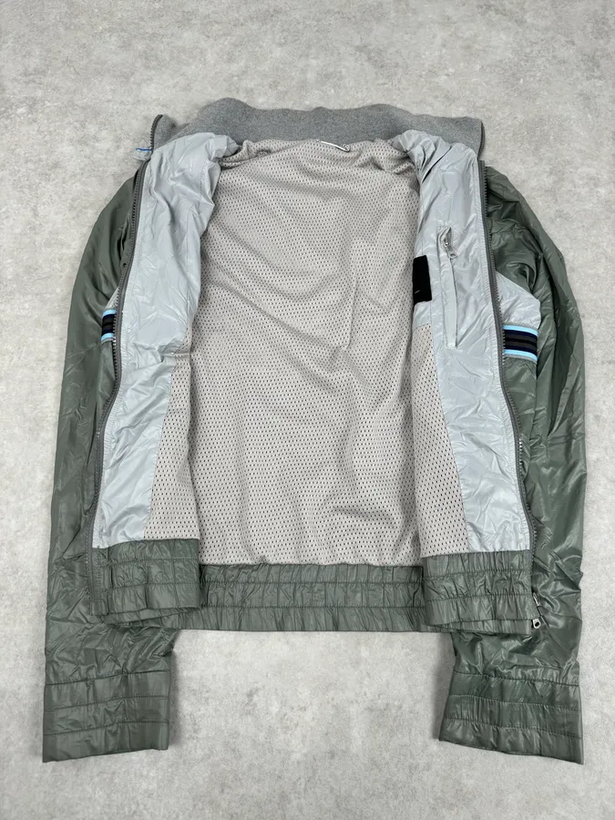 2000s Dolce & Gabbana Grey & Green Windbreaker Jacket - Image 8