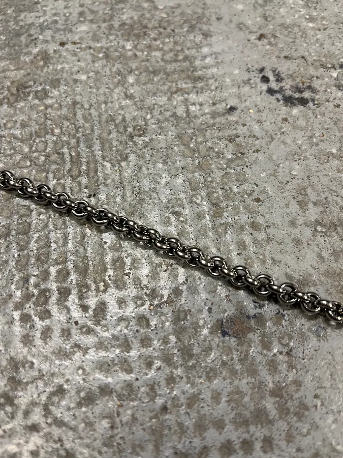 2000s Dolce & Gabbana Grey Silver Steel Bracelet - Image 6