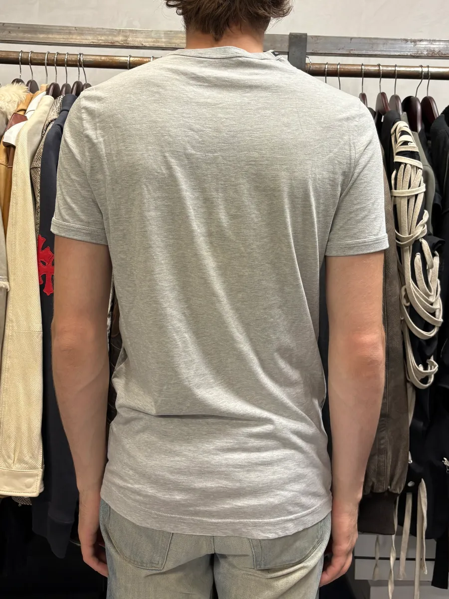 2000s Dolce & Gabbana Leopard Grey T-Shirt - Image 3