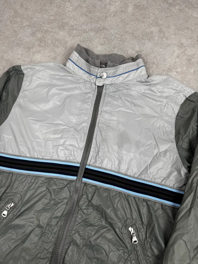 2000s Dolce & Gabbana Light Grey Tactical Jacket - Image 6
