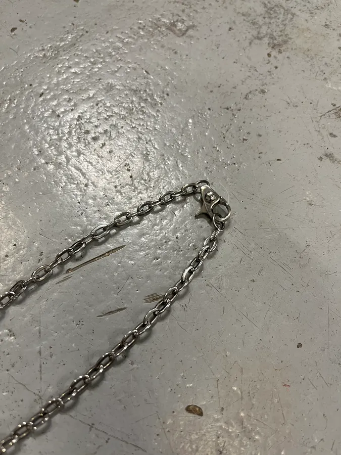 2000s Dolce & Gabbana Logo Army Necklace - Image 4