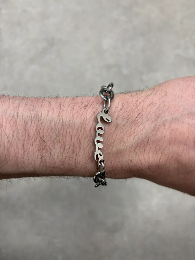 2000s Dolce & Gabbana Love Charm Bracelet - Image 4