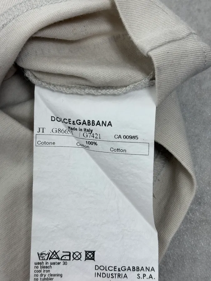 2000s Dolce & Gabbana Marylin Monroe White T-Shirt - Image 9
