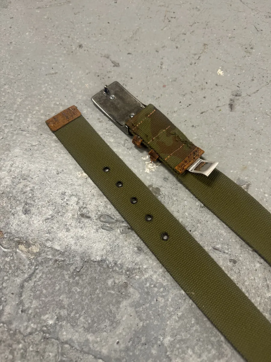 2000s Dolce & Gabbana Military Camo Belt - Image 6