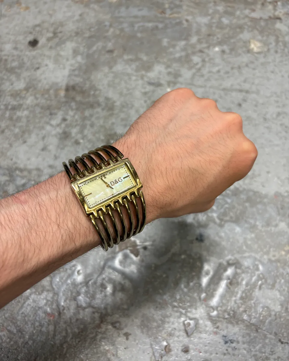 2000s Dolce & Gabbana Minimalist Precise Bracelet Watch