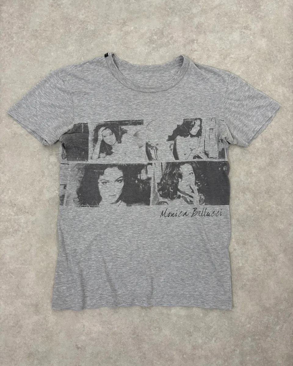 2000s Dolce & Gabbana Monica Belluci Grey T-Shirt