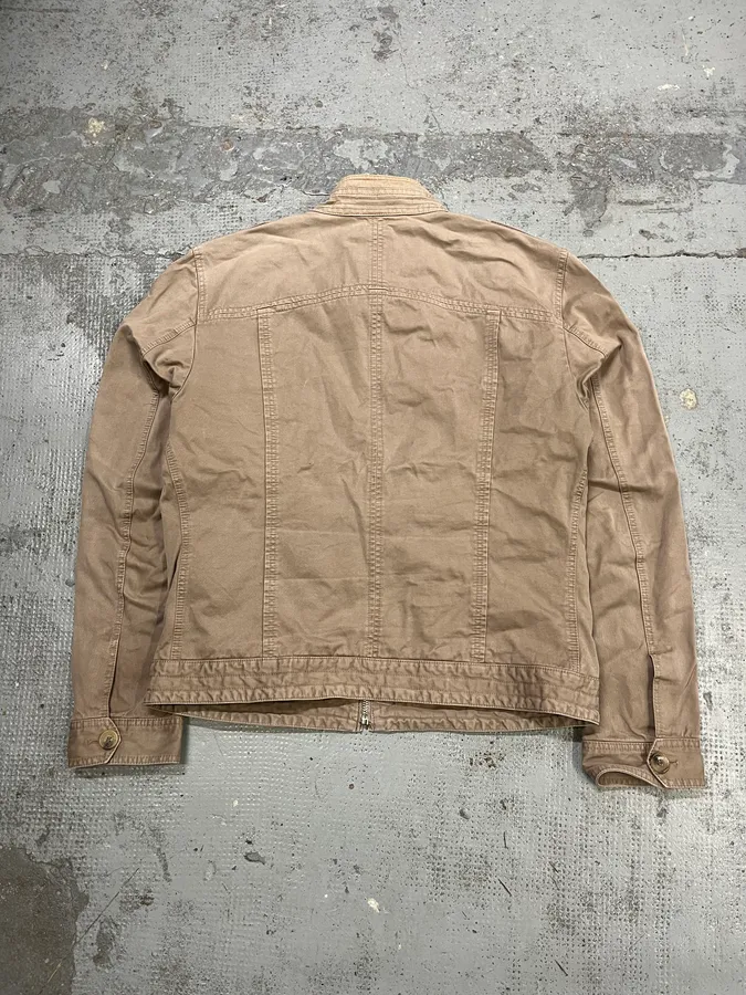 2000s Dolce & Gabbana Multi-Pocket Beige Cargo Jacket - Image 7