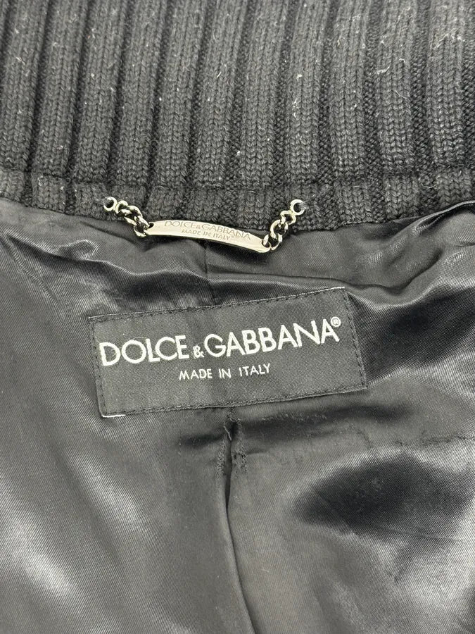 2000s Dolce & Gabbana Multi-Zip Black Leather Distressed Jacket - Image 11